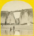 Newgate Bridge from the beach 1868  | Margate History